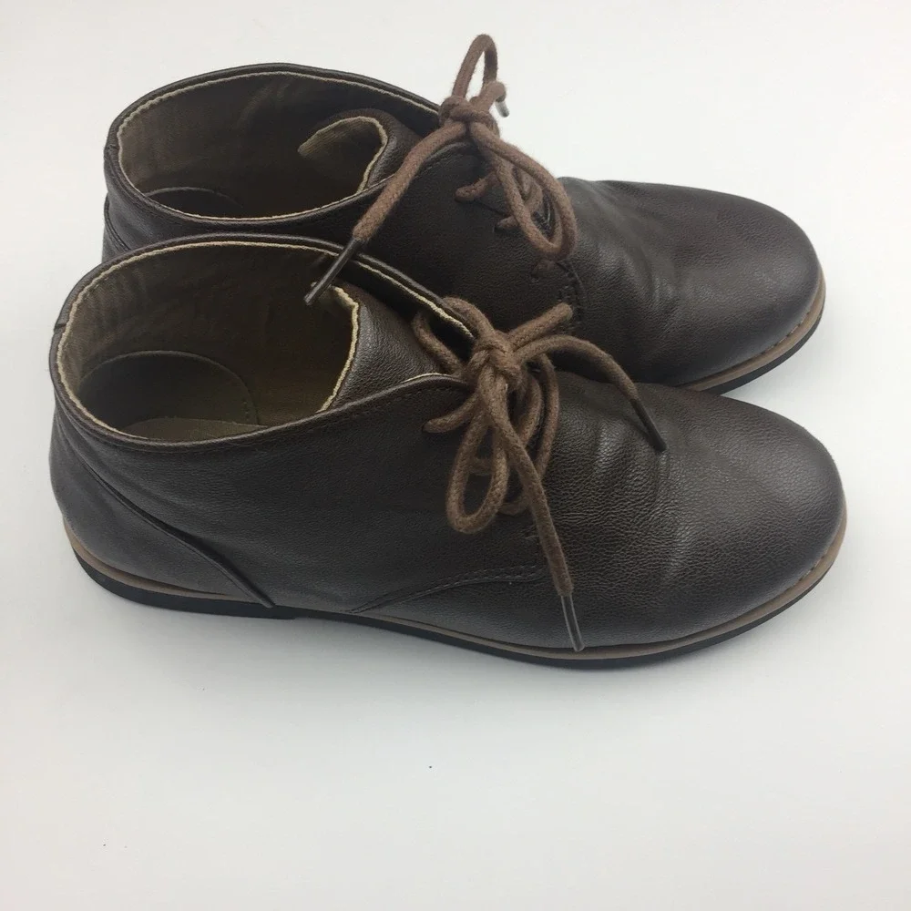 Kids Ankle Bootie Size 4 Lace up Perry Ellis America